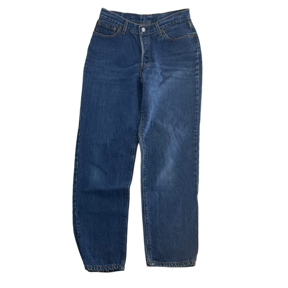 Vintage Levis 501 Jeans‎ Womens 14 Blue Button Fly Made In USA 80s Western 0115